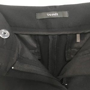 Tahari Black Pants Ankle 8
